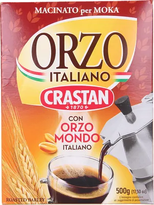 Produktbild von Gemahlener Getreidekaffee Orzo Macinato Moka 500g - Crastan