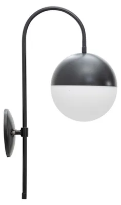 Obrázek produktu pro Mauro Ferretti Darky street E14 nástěnná lampa 19x31x51 cm černá bílá