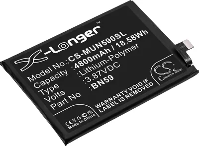 Immagine prodotto di TECHTEK Batteria compatibile con [Redmi] M2101K7AG, M2101K7AI, Note 10, per [Xiaomi] M2101K7AG, M2101K7AI, Redmi Note 10 sostituisce BN59