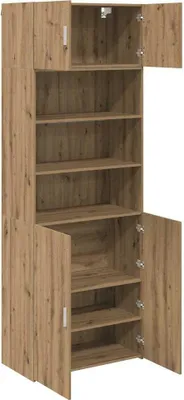 Image de Armoire de rangement Chêne artisanal 80 x 42,5 x 225 cm
