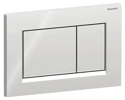 Betätigungsplatte Sigma30, Hochglanz verchromt, 24,6x1,2x16,4 cm