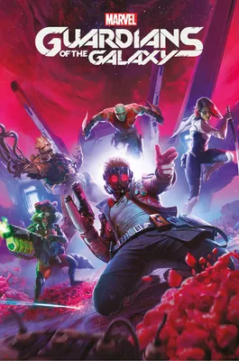Obrázek produktu pro Strážci Galaxie - akční - vesmírný filmový plakát - 61x91,5 cm