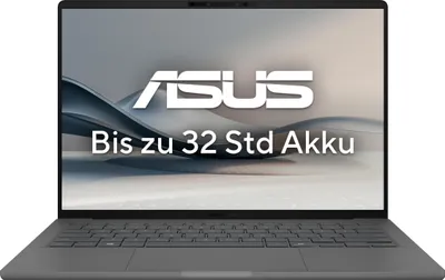 Produktbild von Zenbook A14 (UX3407QA-QD290W) (grau, Qualcomm Snapdragon X X1-26-100, Qualcomm Adreno GPU, 16 GB LPDDR5X, 512 GB (512 GB SSD), Windows 11 Home 64-Bit)
