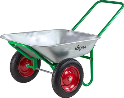Schubkarre Schubkarren Gartenschubkarre Karre Bauschubkarre 2-rad Gartenkarre Handkarre Verzinkte Stahlwanne 925700 925700 20905 4031765209052