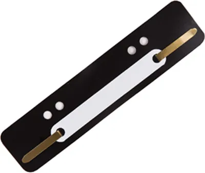 Produktbild von proOFFICE Heftstreifen 34 x 150 mm PP-Folie schwarz 25 Stück