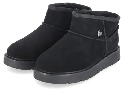 Produktbild von Skechers Damen Slip-Boots KEEPSAKES COZY MINI Schwarz Rauleder Größe: 35