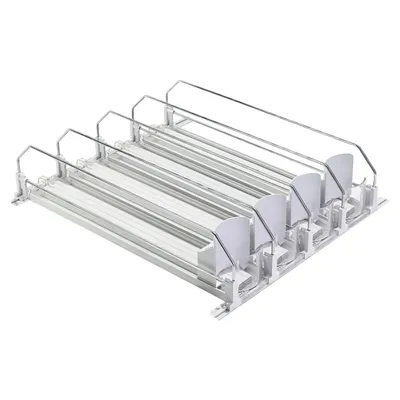 Produktbild von 4 Stück Kühlschrank Organizer für Getränkedosen, Dosen Organizer, Weiß 31 x 25 x 8cm