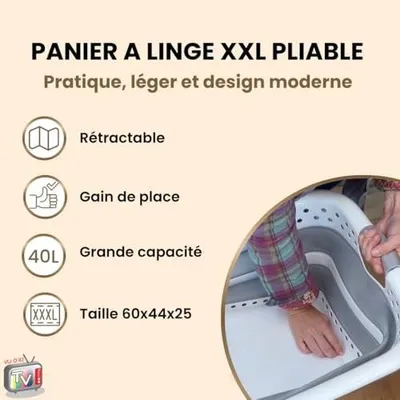 Obrázok produktu pre Skladacia práčka s objemom 40 litrov, multifunkčná