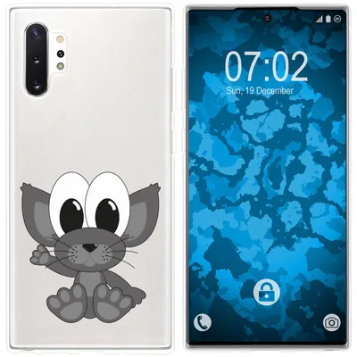Produktbild von PhoneNatic Case kompatibel mit Samsung Galaxy Note 10+ Silikon-Hülle Cutiemals M5