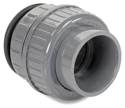 Produktbild von d 50 PVC Klebemuffe - 2" Verschraubungen + O-Ring