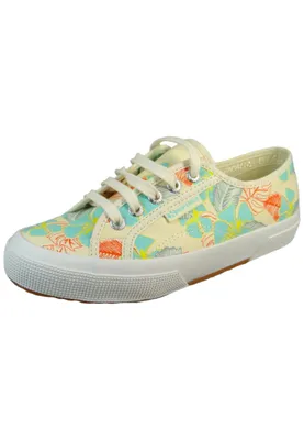 Produktbild von Superga Damen Low Sneaker 2750 Hibiscus Flower Print Low Top S31351W Mehrfarbig