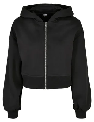 Productafbeelding van Urban Classics - Trui met volledige rits voor dames, model TN758 (XL) (zwart)