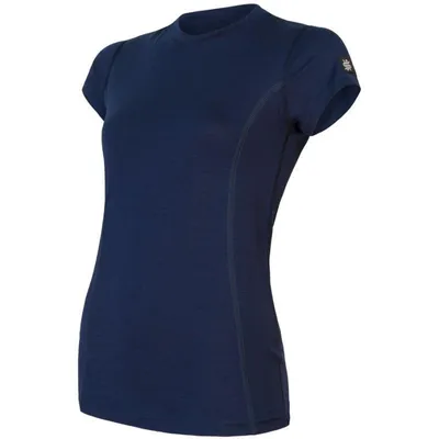 Zdjęcie produktu dla Koszulka Sensor Merino Active damska krótka granatowa wielkość S 22100008-00