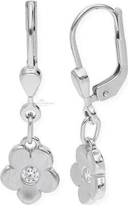 Produktbild von JuwelmaLux Kinderohrringe Blume in Silber 925 mit Zirkonia JL20-06-0350