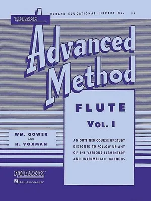 Obrázok produktu pre Rubank Advanced Method: Flute Vol. 1 (Rubank Educational Library No. 95) - Flute Sheet Music Book