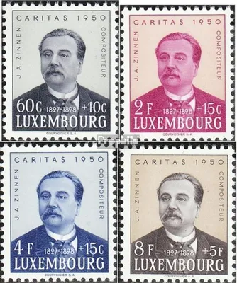 Produktbild von Briefmarken Luxemburg 1950 Mi 474-477 (kompl.Ausg.) mit Falz Caritas
