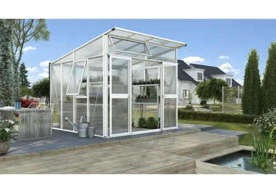 Obrázok produktu pre Vitavia skleník "Aphrodite 7800" hliník eloxovaný 7,8 m² 10 mm HKP