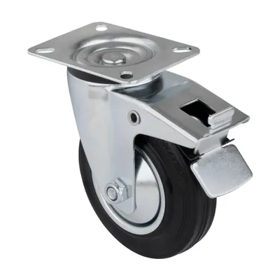 Obrázek produktu pro Walteco Transportní kolečko, otočné s brzdou, průměr 125 mm