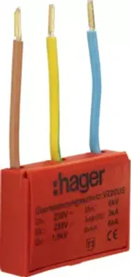 Immagine prodotto di HAGER VZ00US Protezione da sovratensione tipo 3 Volta