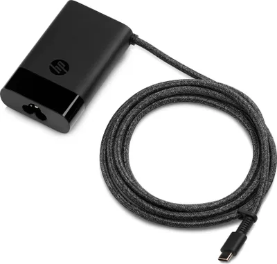 Produktbild von HP USB-C Laptop-Ladegerät 65W, 5–20V, 115/230V, Schwarz