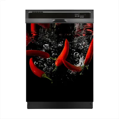 Produktbild von Magnete Dekorative 60x70 cm Küche Magnetmatte Spülmaschine - Paprika Gemüse