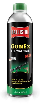 Produktbild von Ballistol Gunex MIL Waffenöl 500 ml