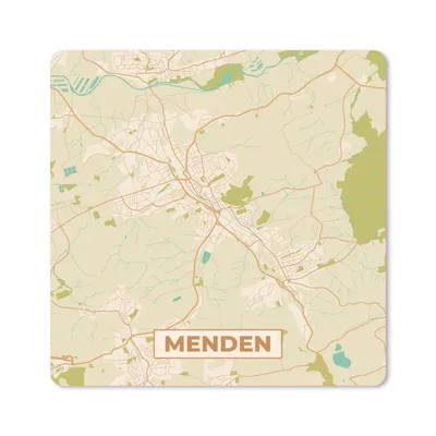 Produktbild von MuchoWow® Mauspad Mousepad Menden - Jahrgang - Stadtplan - Karte 20x20 cm - Mousepads - Maus Mat - Pad - Mausunterlage - Desk Mat - Bureauartikeln