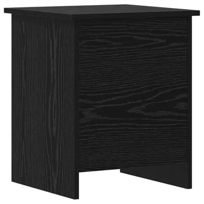 Immagine prodotto di vidaXL Cassapanca portaoggetti in rovere nero 40 x 40 x 50 cm in materiale derivato dal legno