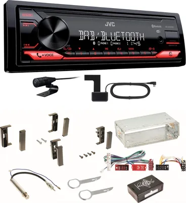 Produktbild von JVC KD-X272DBT Digitalradio Bluetooth USB MP3 FLAC DAB+ Einbauset für Audi A3 8L