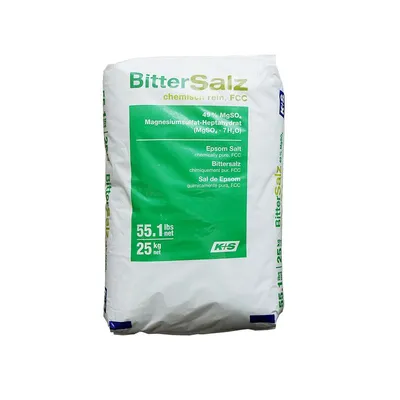 Produktbild von Bittersalz Magnesiumsulfat chemisch rein im 25kg Sack