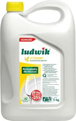 Zdjęcie produktu dla Ludwik Płyn Do Naczyń 5 L Cytryna