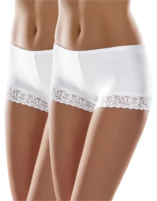 Zdjęcie produktu dla Bokserki damskie Merry Style MSGAB55 (białe, zestaw 2 sztuk, rozmiar 36, rozmiar producenta: S)