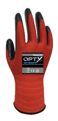 Produktbild von Wonder Grip OP-650R, Werkstatthandschuhe, Rot, Black, S, Erwachsener, Erwachsener