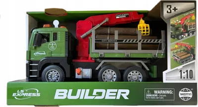 Produktbild von Holztransporter mit Kran