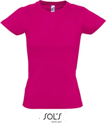 Produktbild von SOLs 11502 | Imperial Women / Damen T-Shirt - Farbe: Fuchsia - Größe: M