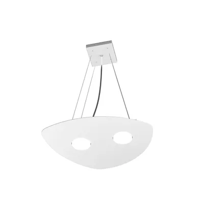 Image de Suspension Moderne Métal Blanc 2 Lumières Gx53