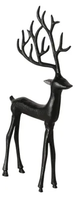 Produktbild von Boltze Gruppe Rupert Figur Hirsch schwarz 38cm (1 Stück)