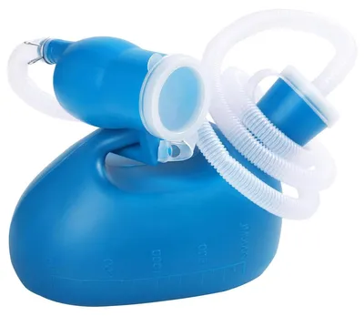 Produktbild von Männer Urinal 2000 ml Nachtflasche mit langem Rohr, auslaufsicherer Deckel für Senioren und Bettlägerige