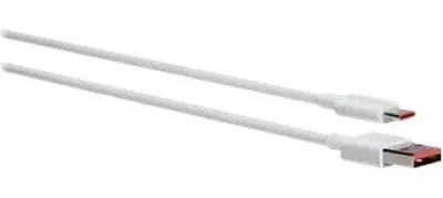 Zdjęcie produktu dla Kabel Xiaomi 6A typu A na typ C, USB-A, USB-C, biały, 1 m