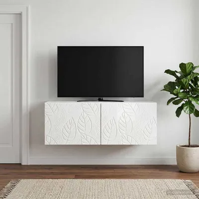 Immagine prodotto di Maison Exclusive - Mobile TV da parete 59,5 x 41 x 30 cm, bianco lucido