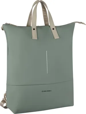 Produktbild von Matteo Millburn Salie Grün 18L Rucksack Shopper Wasserabweisend Laptop 15.6"