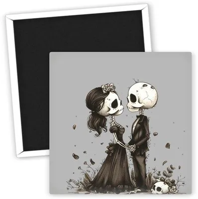 Produktbild von Vintage Bruiloftskeukenmagnet - Dekoratie - Creatief Cadeau