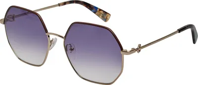 Produktbild von Longchamp Damen-Sonnenbrille aus sechseckigem Metall LO140SL