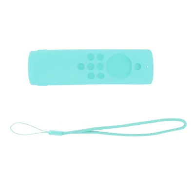 Imagen del producto de Funda protectora de silicona para el control remoto de Fire TV Stick Lite. Estuche protector para el control remoto, funda protectora para el control remoto, estuche protector para el control remoto, suave al tacto, funda protectora para el control remoto, funda para el control remoto lavable