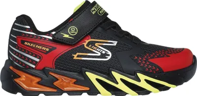 Produktbild von Skechers Flex-Glow Bolt Black / Red, Orange, & Yellow Größe EU 29