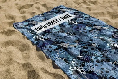Zdjęcie produktu dla RĘCZNIK Piłki z twoim dowolnym tekstem 100x50cm 091C