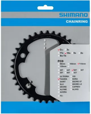 Produktbild von Shimano-Kette Top Tiagra 10V 36T Y1RC36000 FC-4700