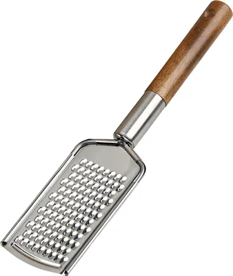 Produktbild von KESPER 28976 Käsereibe fein aus Edelstahl mit Griff aus Akazienholz () / Funktionsreibe