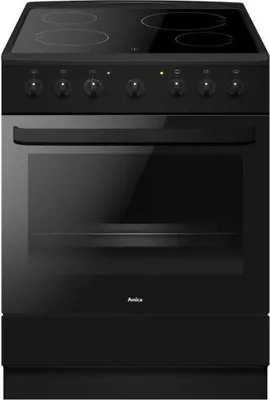Image de Cuisiniere vitrocéramique - AMICA - ACV6003RN - 4 feux - 1500 W - 60 cm - Noir