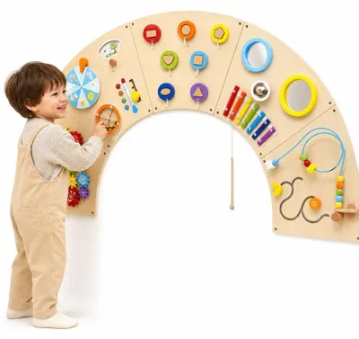 Productafbeelding van Viga Montessori boogmuur manipulatief bord